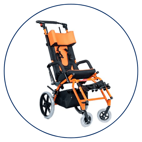 Silla de traslado con plegado frontal super compacto